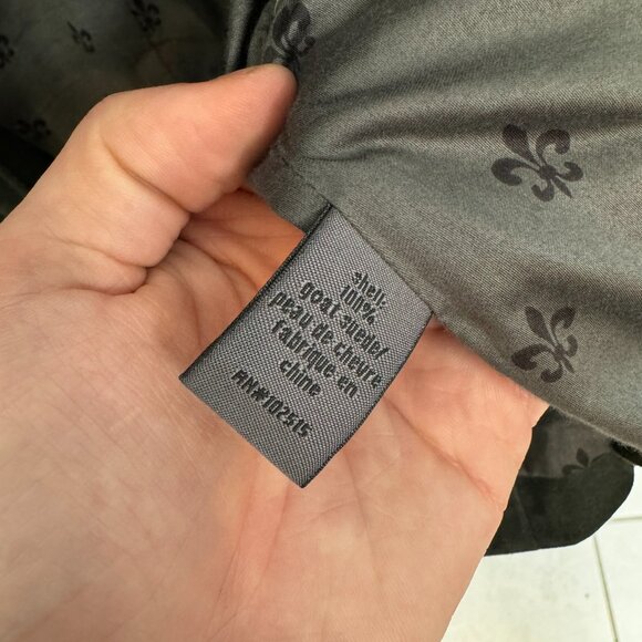 JOHN VARVATOS Oxide Grey Goat Suede Officer's Jacket (sz. 50) MSRP $2298 - Picture 10 of 12